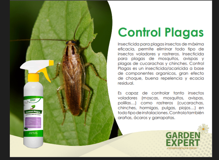 Garden Expert Control de Plagas (Productos Ecologicos para el Jardin) 500 ml
