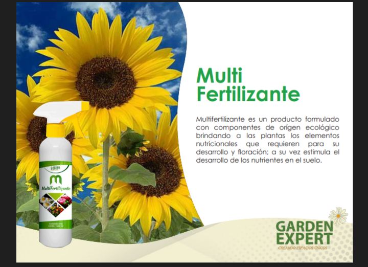 Multi Fertilizante (Productos Ecológicos para el Jardín) 500 ml