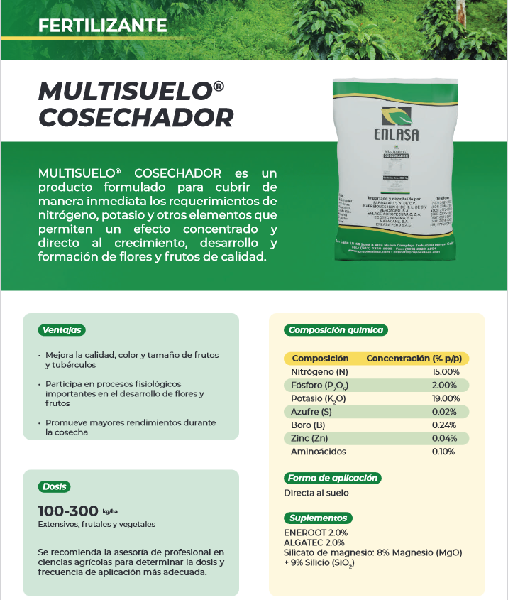 Multisuelo ENLASA Cosechador