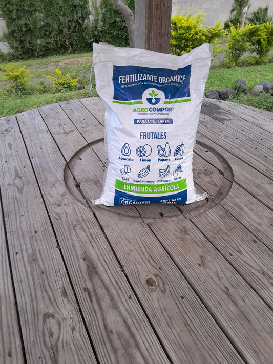 Abono Orgánico para Frutales AgroCompost 25 LBS