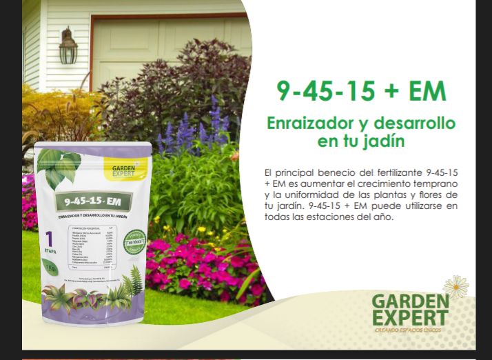 9-45-15/Enraizador Iniciador (Productos Ecologicos para el Jardin) 1 Kilo