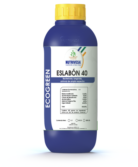 Eslabón 40 BACTERICIDA, FUNGICIDA, ANTIVIRAL DE AMPLIO ESPECTRO