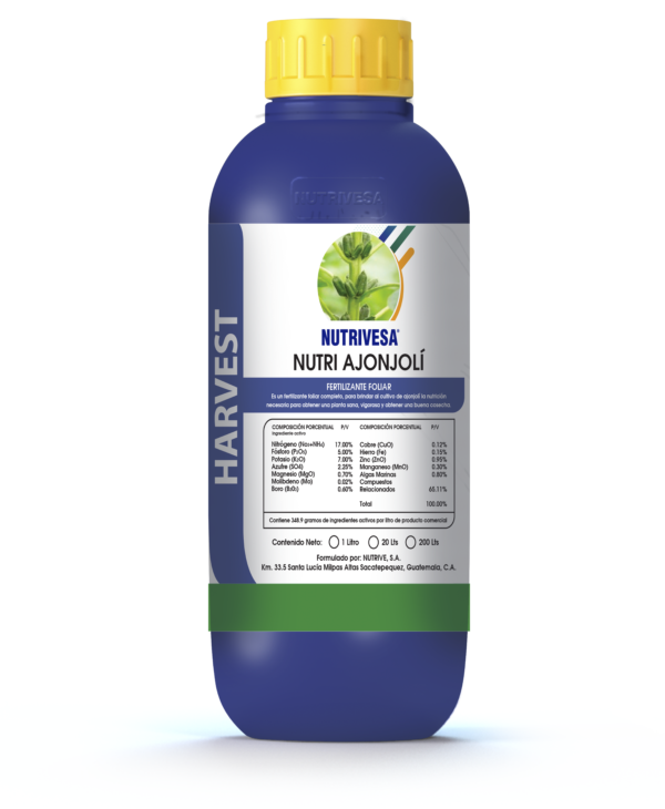 Nutri Ajonjolí FERTILIZANTE FOLIAR