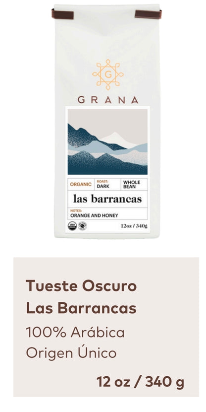 Café La Grana Guatemala Tueste Oscuro Orgánico Las Barracas| 100% Arábica