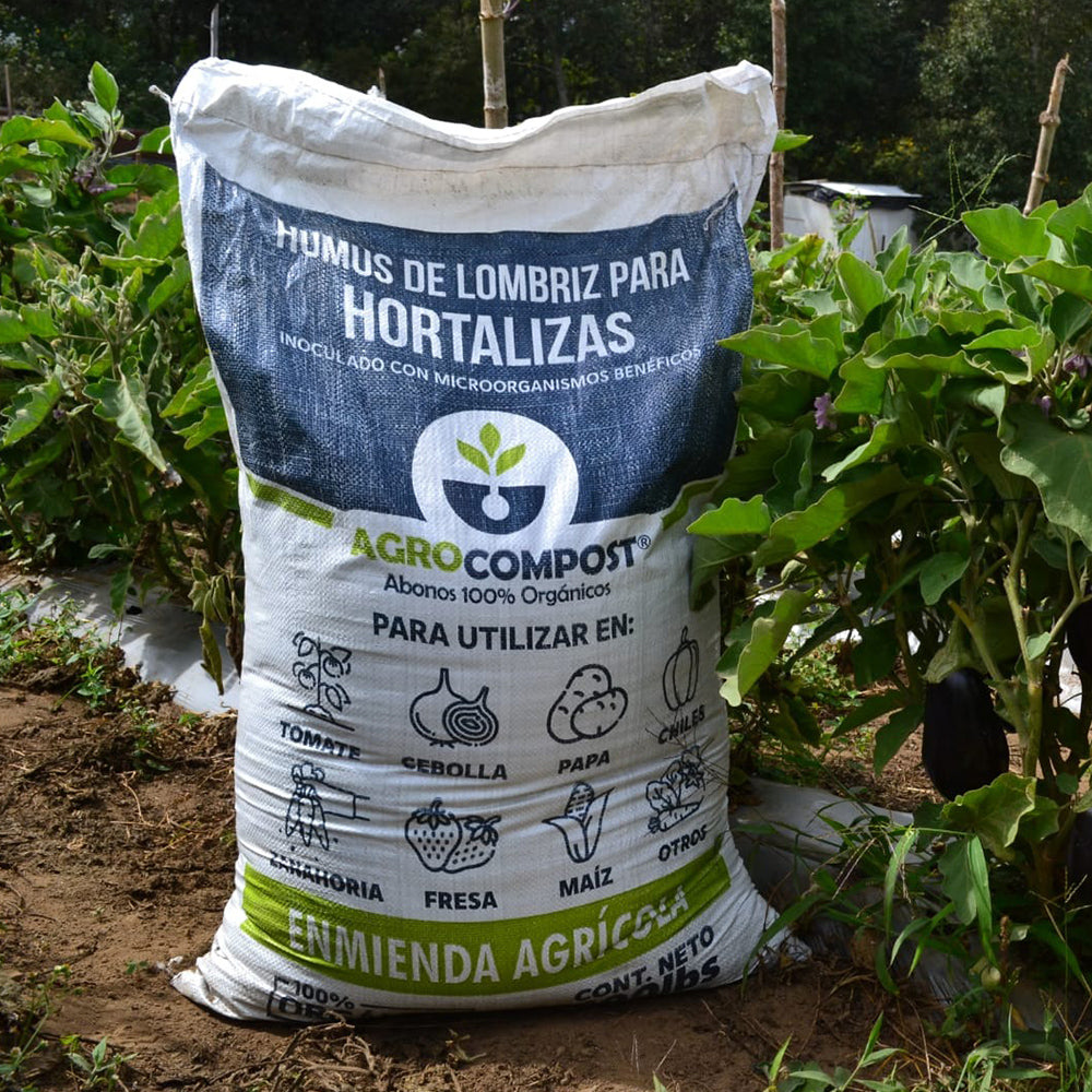 Abono Orgánico para Hortalizas AgroCompost 100 libras