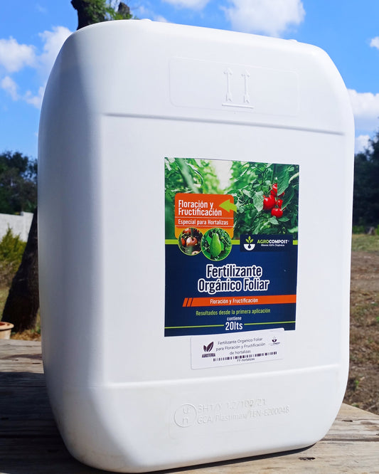 Fertilizante Orgánico Foliar para Floración y Fructificación de Hortalizas