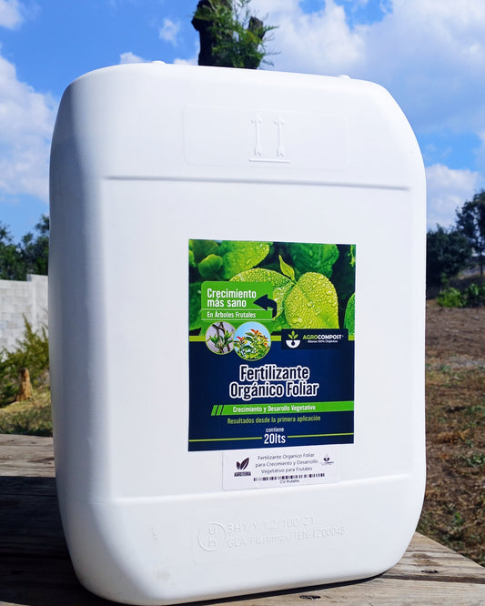 Fertilizante Orgánico Foliar para Crecimiento y Desarrollo Vegetativo para Frutales
